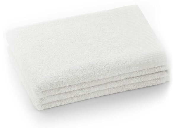 Biały bawełniany ręcznik frotte 30x50 cm Amari – Restilo