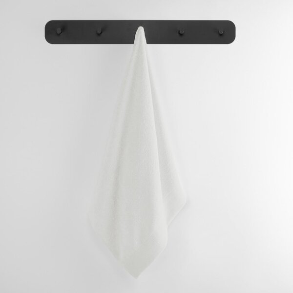Biały bawełniany ręcznik frotte 30x50 cm Amari – Restilo