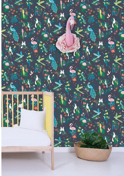 Tapeta dziecięca 10 m x 50 cm Birds Carnival – Lilipinso