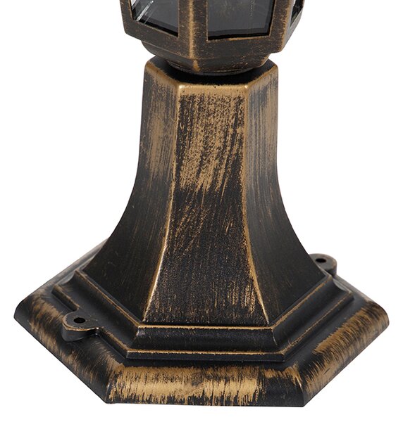 Lampa zewnętrzna antyczne złoto 42 cm IP44 - New Haven