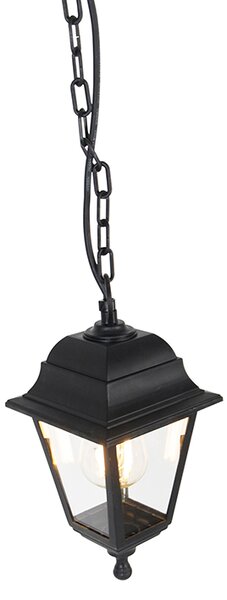Klasyczna lampa wisząca zewnętrzna czarna IP44 - Capital