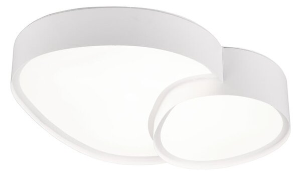 Biała lampa sufitowa LED 36x43.5 cm Rise – Trio