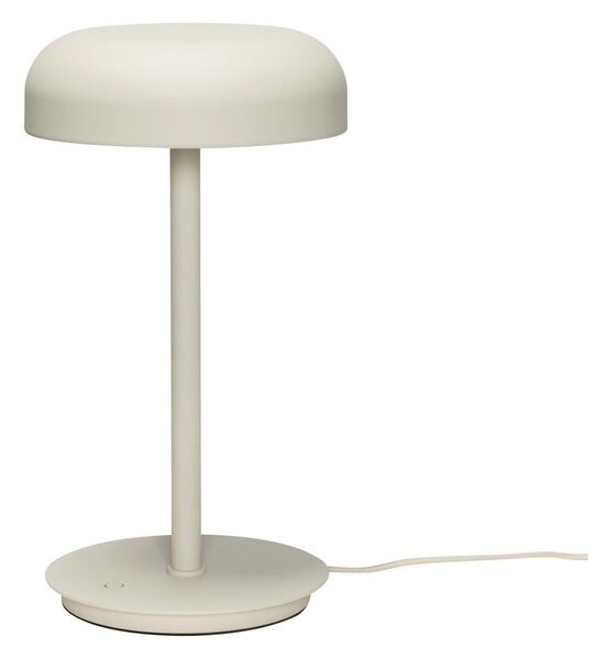 Kremowa lampa stołowa LED ze ściemniaczem (wysokość 37 cm) Velo – Hübsch