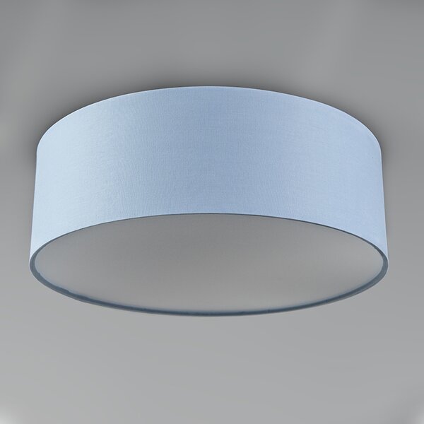 Lampa sufitowa niebieska 30 cm z LED - Drum LED