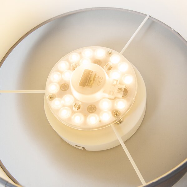 Lampa sufitowa niebieska 30 cm z LED - Drum LED