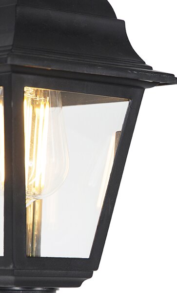 Klasyczna lampa wisząca zewnętrzna czarna IP44 - Capital