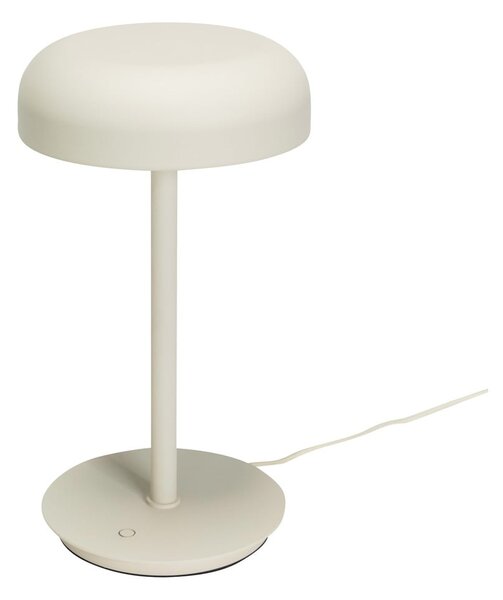 Kremowa lampa stołowa LED ze ściemniaczem (wysokość 37 cm) Velo – Hübsch