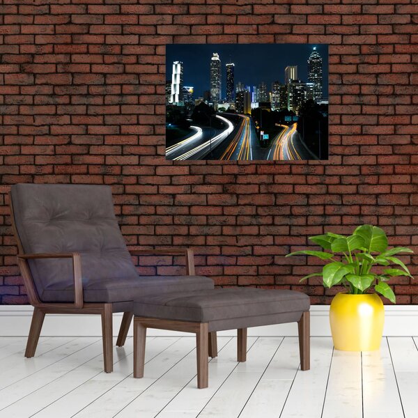 Obraz nocnej metropolii (70x50 cm)