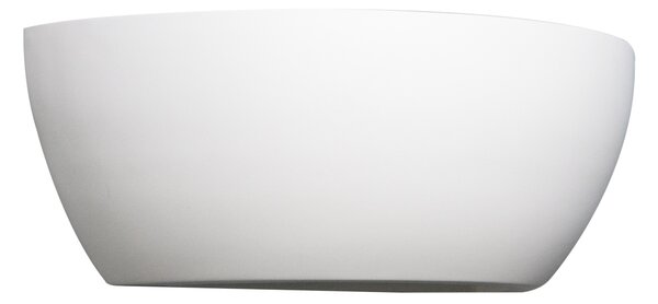 Nowoczesna lampa ścienna biała - Hiske