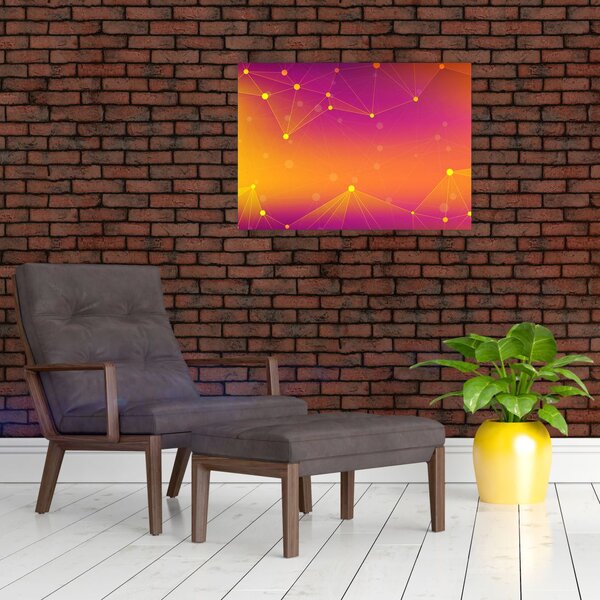 Kolorowy abstrakcyjny obraz (70x50 cm)