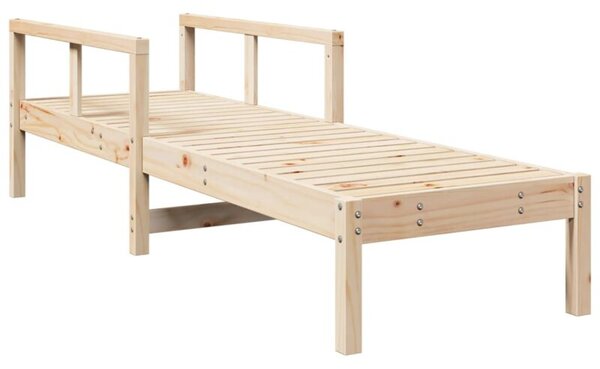 Leżak, 199,5x62x55 cm, drewno sosnowe