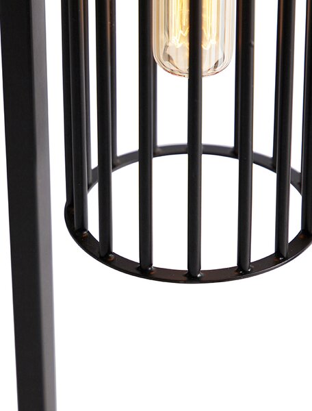 Nowoczesna lampa stołowa czarna - Balenco Wazo