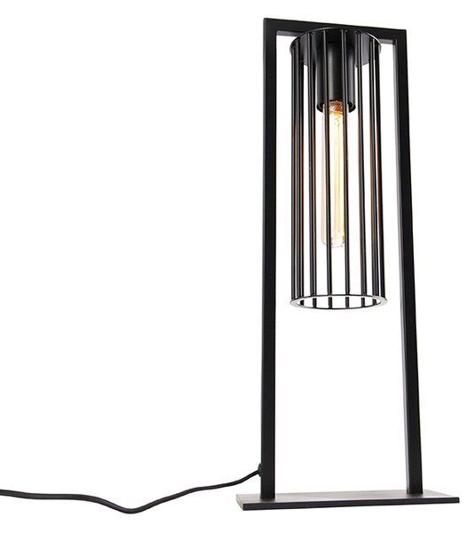 Nowoczesna lampa stołowa czarna - Balenco Wazo