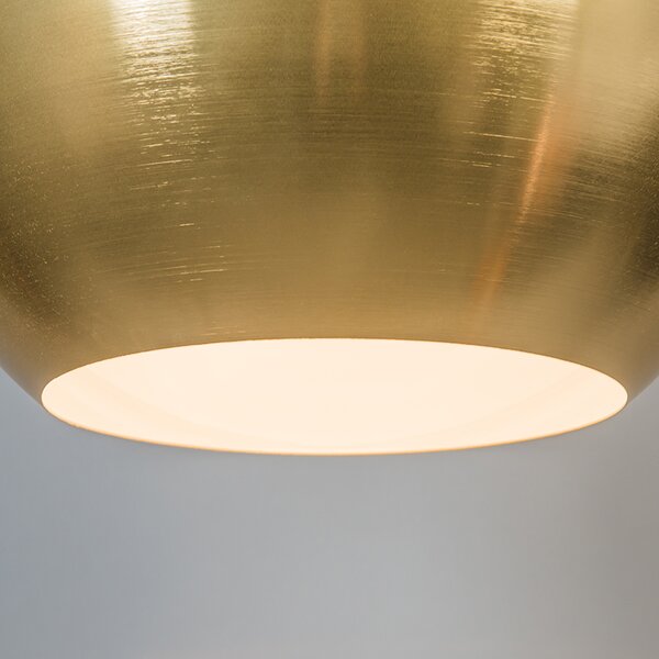 Lampa wisząca w stylu art deco złota 50 cm - Slice