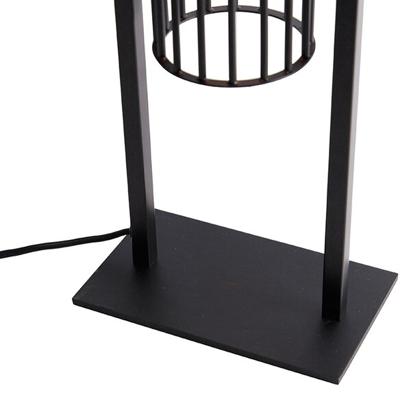 Nowoczesna lampa stołowa czarna - Balenco Wazo