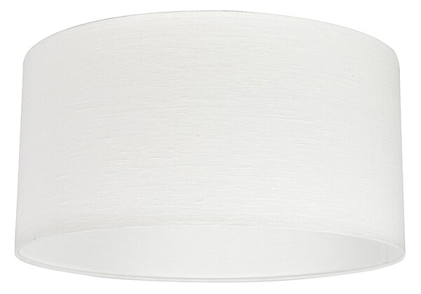 Nowoczesna lampa wisząca biała z białym kloszem 50 cm - Combi 1