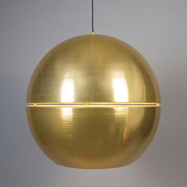 Lampa wisząca w stylu art deco złota 50 cm - Slice