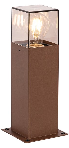Inteligentna lampa stojąca ogrodowa brązowa rdza 30 cm z WiFi P45 - Denmark