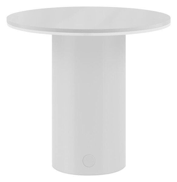 Biała lampa stołowa LED ze ściemniaczem (wysokość 18 cm) Fungo – Remember
