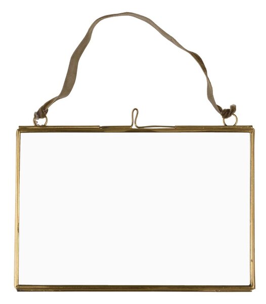 Metalowa ramka ścienna w kolorze złota 15x10 cm – Rex London