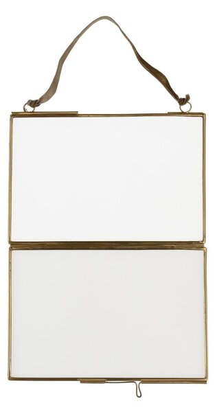 Metalowa ramka ścienna w kolorze złota 15x10 cm – Rex London
