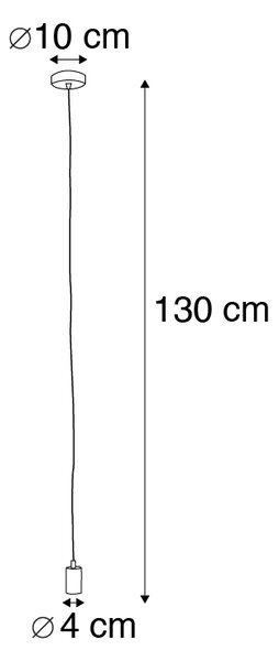 Inteligentna lampa wisząca czarna z WiFi G95 - Facil
