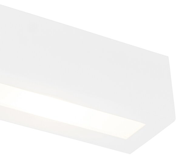 Nowoczesna lampa ścienna biała 3-światłowa - Tjada Novo