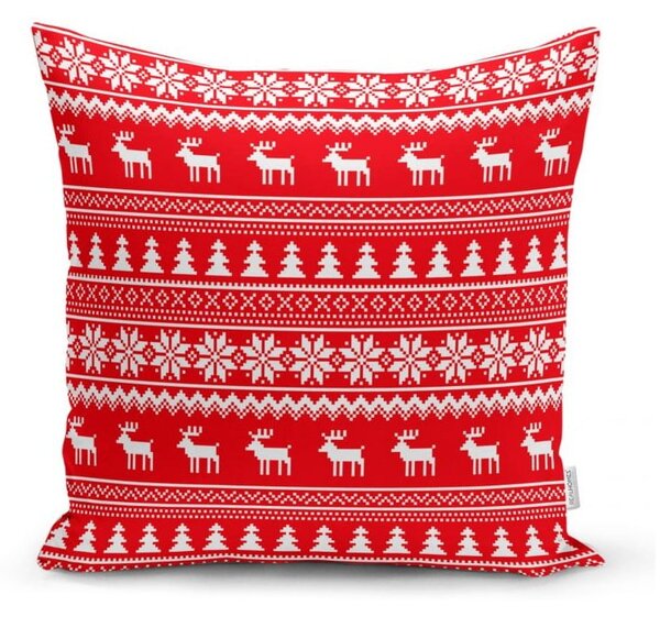 Zestaw 4 świątecznych poszewek na poduszki i bieżnika Minimalist Cushion Covers Christmas