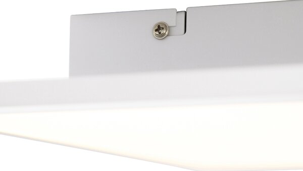 Lampa sufitowa biała 40 cm z wbudowanym LEDem o 4-stopniowej regulacji jasności - Liv