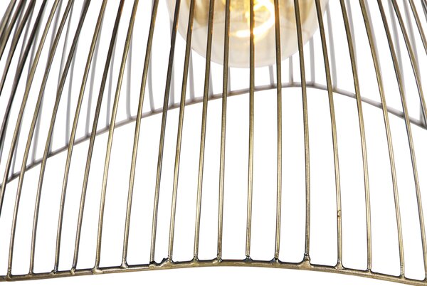 Designerska lampa wisząca mosiądz 39,8 cm - Pia