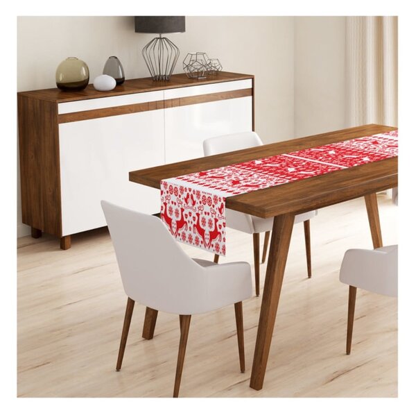 Zestaw 4 świątecznych poszewek na poduszki i bieżnika Minimalist Cushion Covers Christmas