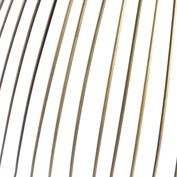 Designerska lampa wisząca mosiądz 39,8 cm - Pia