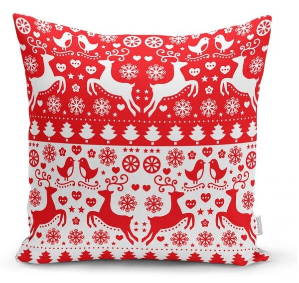Zestaw 4 świątecznych poszewek na poduszki i bieżnika Minimalist Cushion Covers Christmas