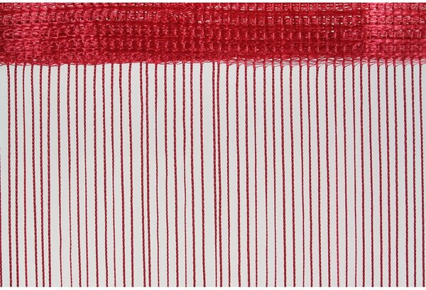 Czerwona zasłona na drzwi 100x200 cm String – Mendola Fabrics