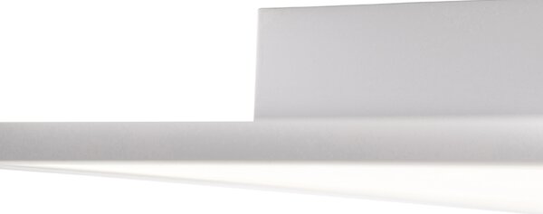 Lampa sufitowa biała w komplecie z LED i ściemniaczem z pilotem - Liv