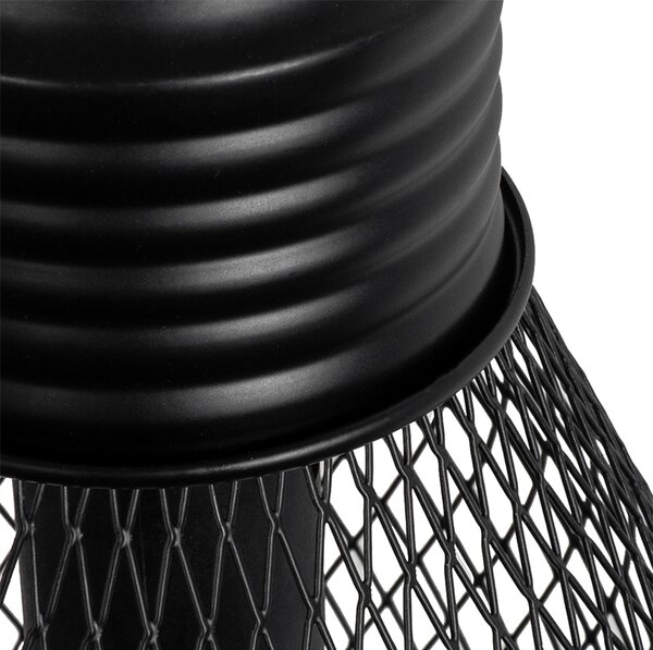 Designerska lampa wisząca czarna 3-światłowa - Raga