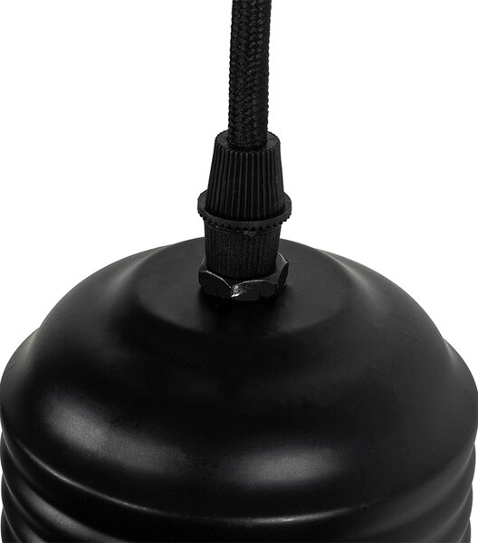 Designerska lampa wisząca czarna 3-światłowa - Raga