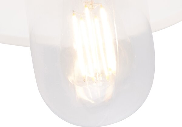 Nowoczesna lampa ścienna zewnętrzna czarna IP44 - Kansas