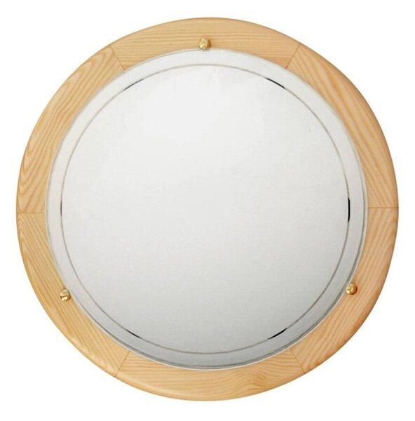 Biało-naturalna lampa sufitowa LED ze szklanym kloszem ø 30 cm Pine – Candellux Lighting