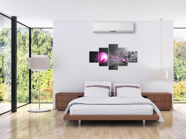 Obraz różowych kul (125x70 cm)