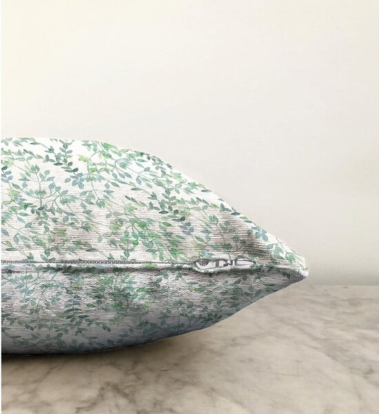 Beżowo-zielona poszewka na poduszkę z domieszką bawełny Minimalist Cushion Covers Twiggy, 55x55 cm