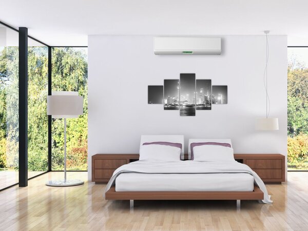Obraz nowoczesnych drapaczy chmur (125x70 cm)