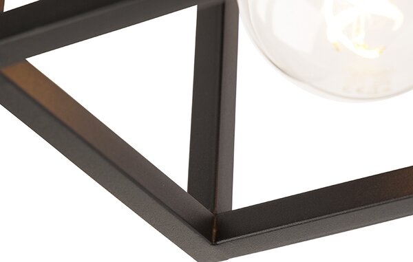 Industrialna lampa sufitowa czarna 99,5 cm 4-światła - Cage