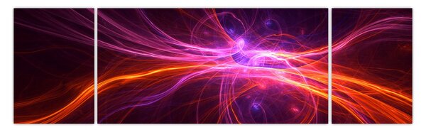 Obraz nowoczesnej abstrakcji (170x50 cm)