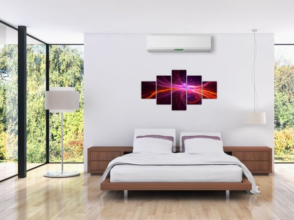 Obraz nowoczesnej abstrakcji (125x70 cm)