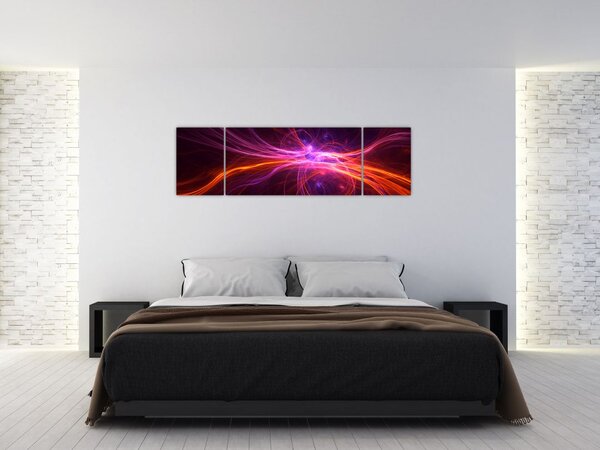 Obraz nowoczesnej abstrakcji (170x50 cm)