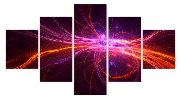 Obraz nowoczesnej abstrakcji (125x70 cm)