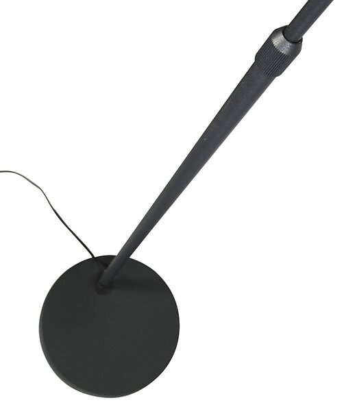 Inteligentna nowoczesna lampa łukowa czarna w tym Wifi A60 - Arc Basic