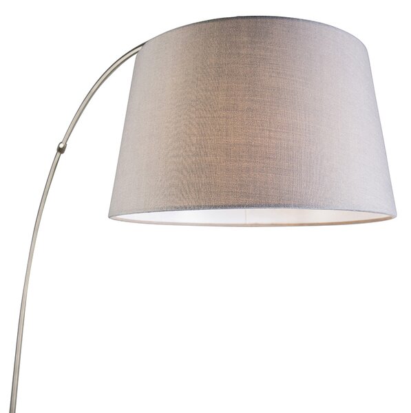 Inteligentna lampa łukowa ze stalowym kloszem szarym w tym WiFi A60 - Arc Basic