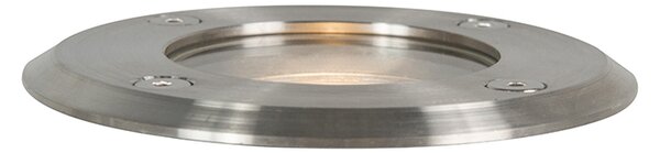 Oświetlenie zewnętrzne do wkopania stalowe 11cm IP67 - Basic Round